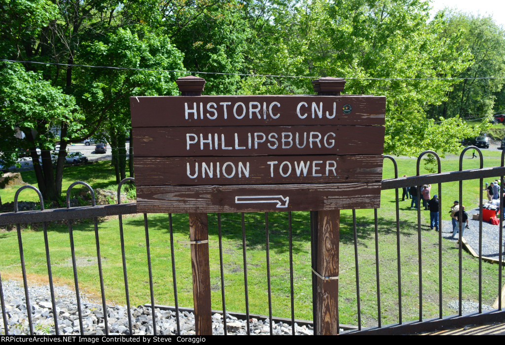 Sign For Phillipsburg Union Tower